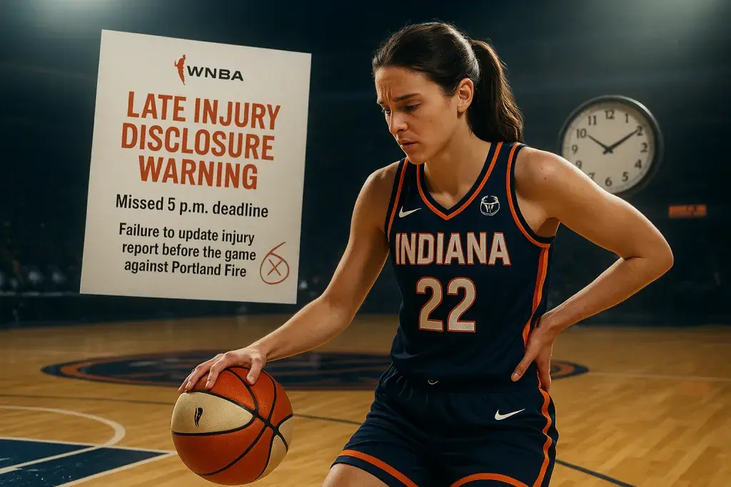 WNBA issues warning to Indiana Fever for late injury disclosure