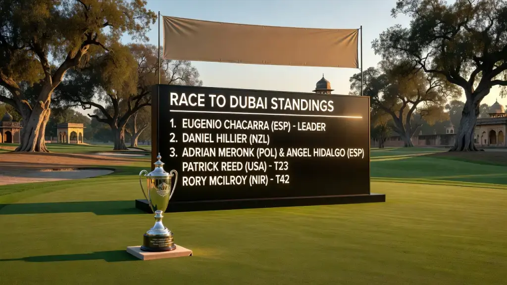 Chacarra Surges to Race to Dubai Lead with India Championship Win