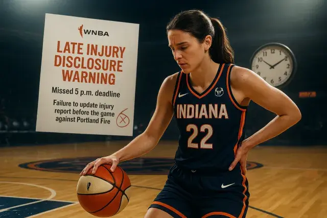 WNBA issues warning to Indiana Fever for late injury disclosure