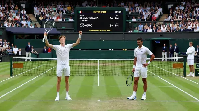 Sinner Dismantles Djokovic to Reach Wimbledon Final, Federer Record Stays Intact