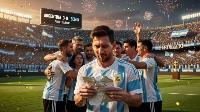 Messi Bows Out in Tears as Argentina Beat Benin