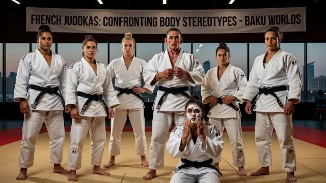 French Judokas Confront Body Stereotypes Ahead of Baku Worlds