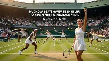 Muchova Beats Gauff in Thriller to Reach First Wimbledon Final